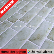 Do it yourself adhesive wall tile for kitchen and bathroom backsplash