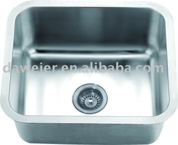 DSU1916 Kitchen stainless steel sink deep bowl