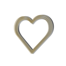 Heart Shape Big 200mm Ikebana Kenzan