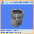 6162-33-2120 piston piston MOTEUR KOMATSU SA6D170 ORIGINAL