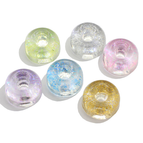 Ελαφρύ χρώμα Διαφανές Glitter New Charm Resin Beads Slime For Handmade Craftwork Decor Charms Jewelry DIY βραχιόλι