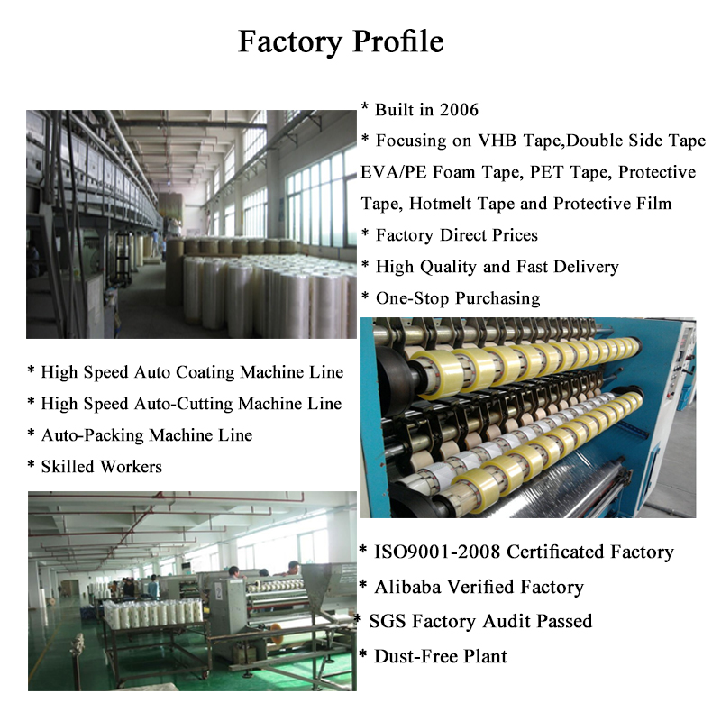 Acrylic Pressure Sensitive Adhesive Carton Sealing Tape Manufacturer