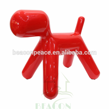 Fiberglass puppy chair / puppy stools / kids puppy chair