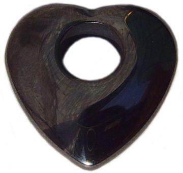 Hematite Heart Pendant Gemstone Jewelry Gemstone Jewelry