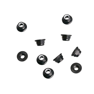 Anti-Theft Aluminum Serrated Nuts