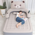 Cama de colchón de aire suave con backrest bear cama