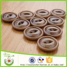 2 holes fish eye custom made natural tagua corozo suit buttons