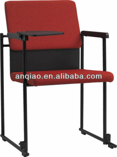 2014 Modern Linking Training Chair with tablet A304-R01,meeting chair ,Stacking Chair