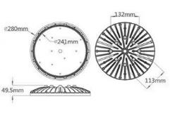 100w Industrial High Bay Light Fitting