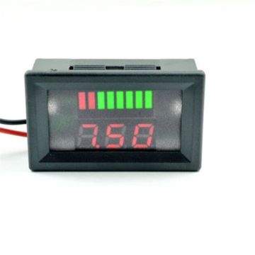 LED 12V 72V Digital Display Voltmeter Car Motorcycle