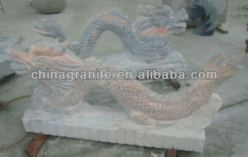 marble dragon carving