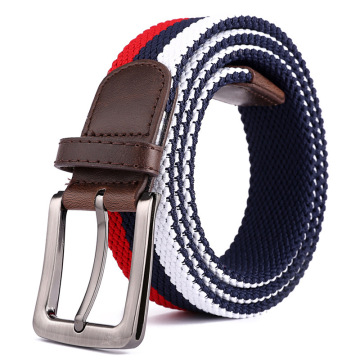 High Quality Multi-Color Golf Woven Braided Stretch Belts