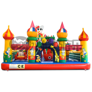 Giant colorful bouncer castle inflatable