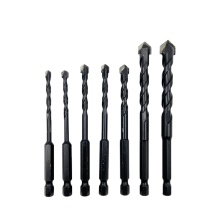 7pcs Hex Shank TCT Multi-Function Drill Bit Set for Ceramic, Metal, Wall, and Brick Drilling