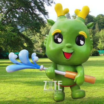 Modern wholesale resin cartoon figure character statue for outdoor