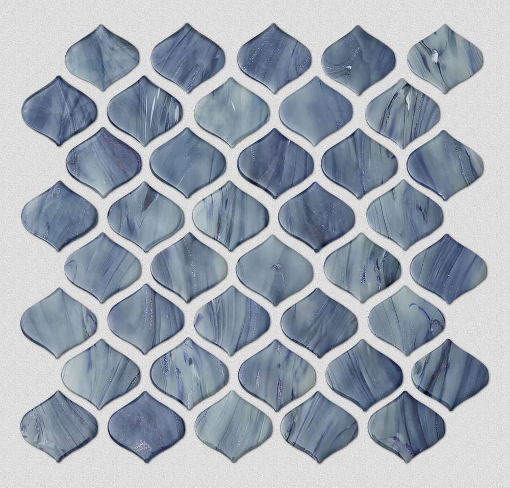 Blue Art Hotel Wall Splash Back Tiles Decoration