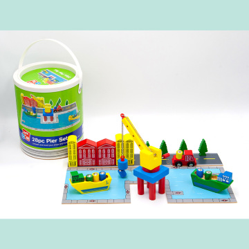 wooden toy car slide,wooden toy kits for children