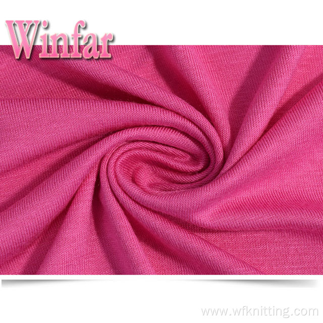 Plain Dye Manufactures Single Jersey Knit Rayon Fabric