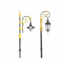 Customizable Courtyard Villa Solar Street Lamps for Garden Roads