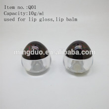 10g lip gloss jar lip balm jar lip care balm jar lip cream jar pyramid shape