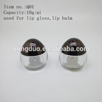 10g lip gloss jar lip balm jar lip care balm jar lip cream jar pyramid shape