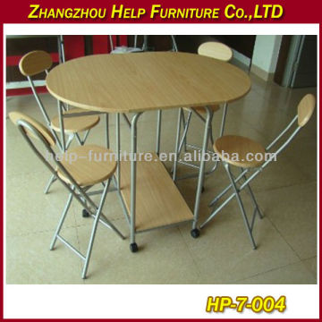 wooden Folding Dining table set