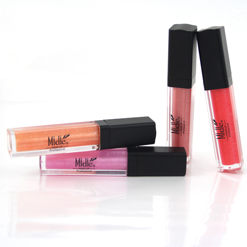 Popular Design Lip Gloss With Cube Black Cover