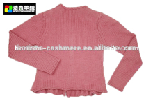OEM Kid Wool Sweater, Pink Cute Kids Sweater