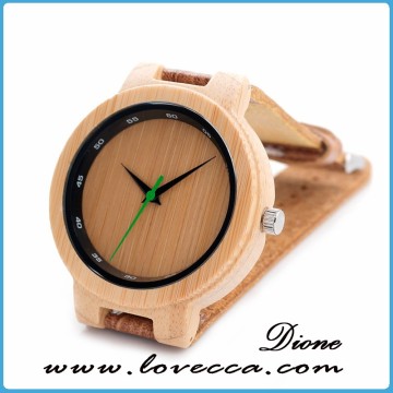 High quality mens watches automatic wood watch , wood face watch