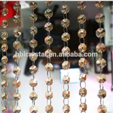 14mm Champagne Color K9 Crystal Glass Garland Beads Chain