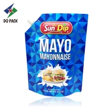 Mayonnaise Doypack With Spout Pouch TOP For Filling