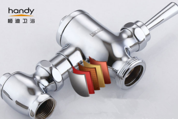 WC Brass Hand Manual Push Water Flusher