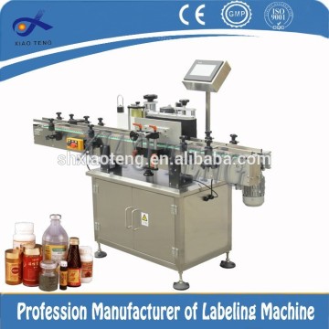 Automatic beer bottle labeling machine