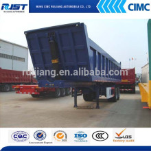 Heavy Duty 2 axles hydraulic Tipper Trailer, Large Volumes Tipper Semi Trailer, rear Tipper Semi-trailer for sale