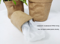 Người trồng chậu có thể giặt được giấy kraft paper papot sáng tạo máy tính để bàn hoa có thể tái sử dụng đa chức năng 3 kích cỡ túi lưu trữ