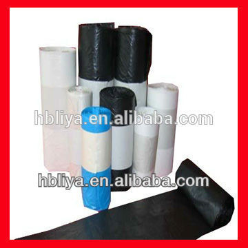 HDPE cheap drawtape garbage bags on roll alibaba China