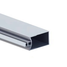 Curtain Wall with Hidden Horizontal Frame and Vertical Visible Frame