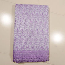 Sign Organza Lace Curtain Fabric , Embroidered