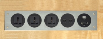 power outlet hotel conference table outlet