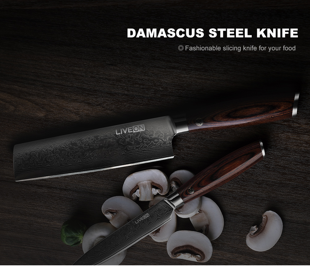 6.5'' Damascus Kitchen Knife