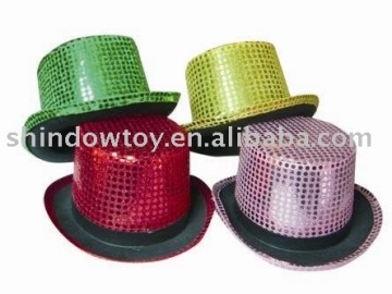 Carnival hat /Festvial hat /Party hat bling sparking color hat