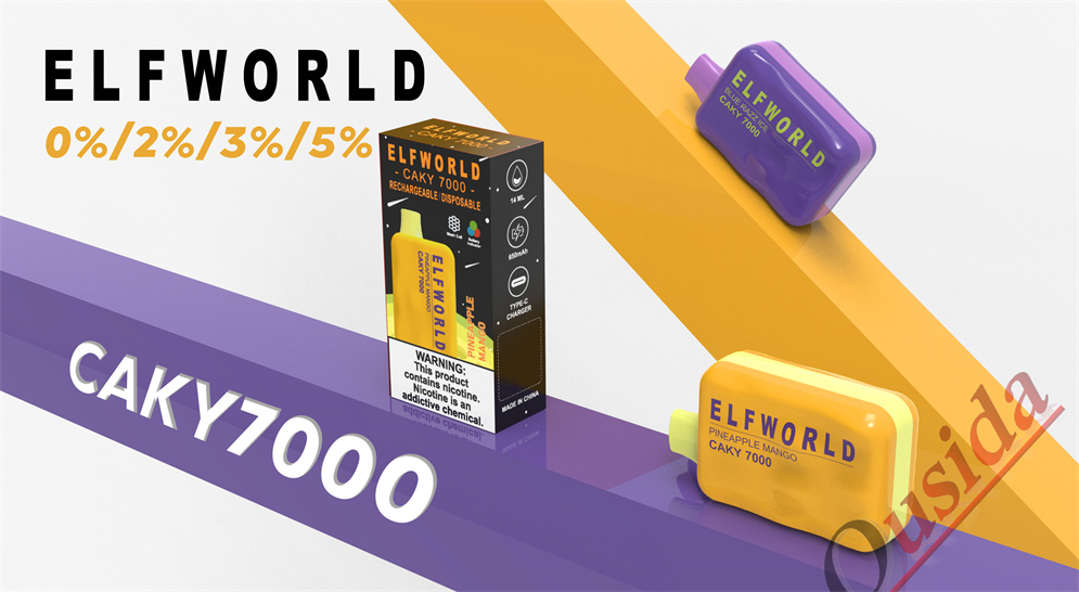 VAPE DISPONSÁVEL ELF MUNDO CAKY7000 PUSTURS Cigarro