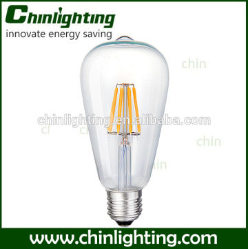 led filament bulbs st64 360degree dimmable st64 e27 6w 8w dimmable led filament bulb led cob 6w e27 s14 st64 soft white led bulb