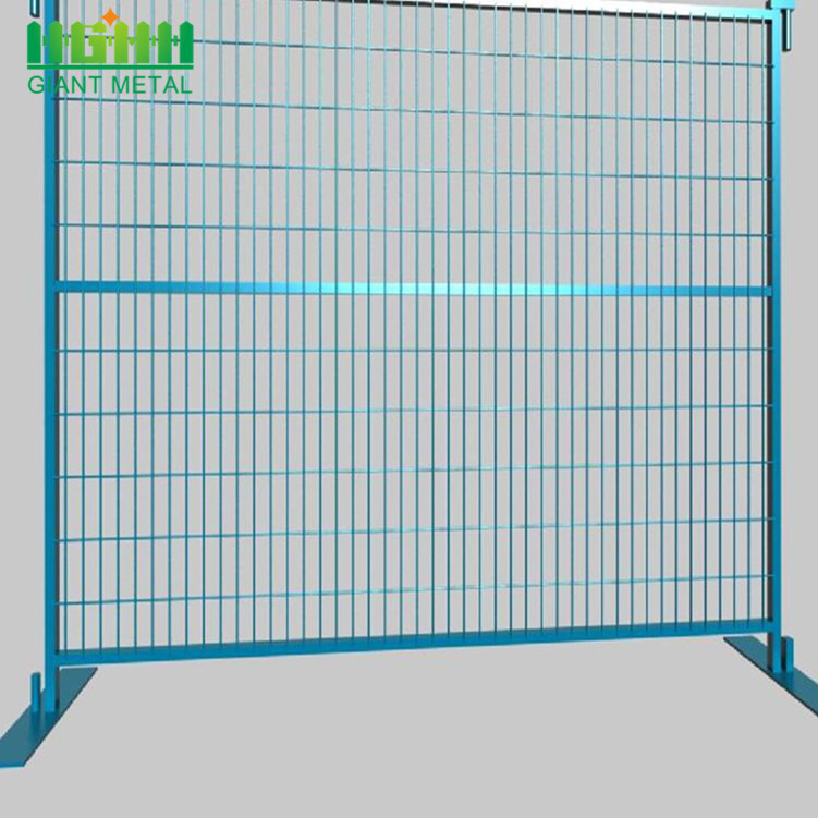 High Standard Galvanized Steel Safety Canada Temporary Fence