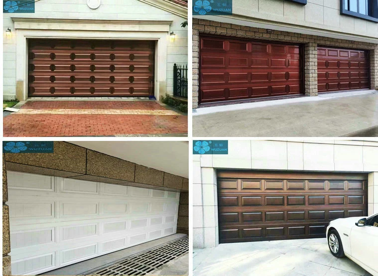 Remote Control Electric Safety and Convenient Aluminum Alloy Insulated Sectional Automatic Sliding Overhead Garage Door