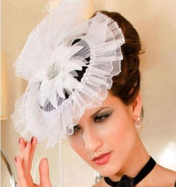 MYLOVE hat In Stock white bridal veil Hat for wedding MLSM016