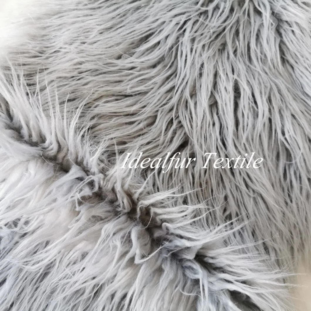 High Quality Mongolia Fur Throw Luxury Faux Fur Blanket