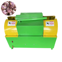 Garlic Root and Stem Cutting Machine - Commercial Leaf Machinery Cutter