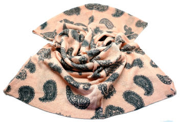 Knitted Pure Wool Printing Scarf