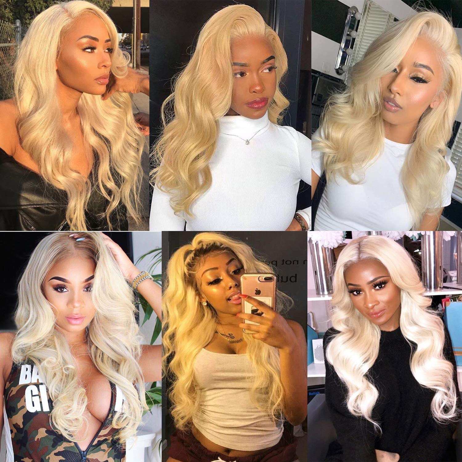 wholesale body wave 613 bundles with frontal Ear to Ear Virgin Human Hair bundle with Lace Frontal